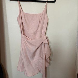 Tie Front Mini Dress